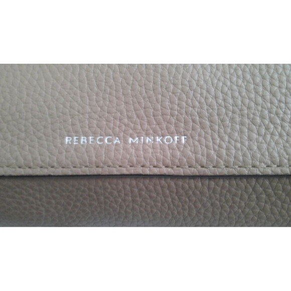 Rebecca Minkoff Regan Leather Medium Crossbody Bag Purse Tan Sand Great! - Picture 5 of 7